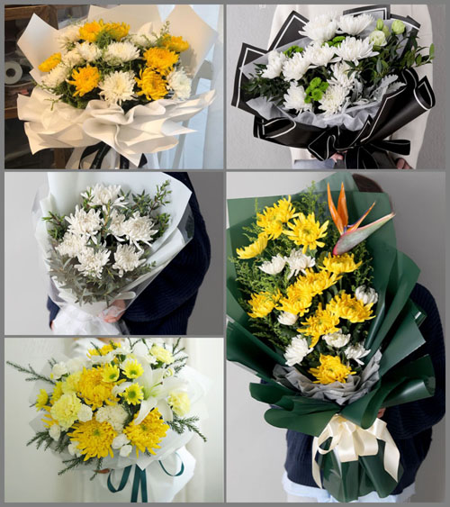 河南南阳邓州市桑庄镇白事花束代送